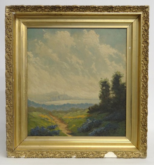 19th c. oil on canvas landscape