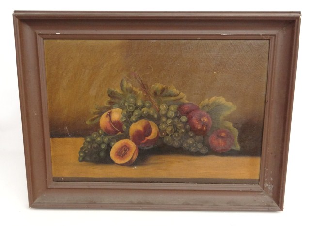 19th c. oil on canvas still life