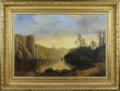19TH C. OIL ON CANVAS, YOSEMIT