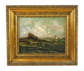 19TH C. OIL ON CANVAS, DEPICTS