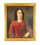 19TH C. OIL ON CANVAS PORTRAIT