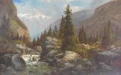19TH C. OIL ON CANVAS, MAJESTI