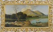 19TH C. OIL ON CAVNAS, LANDSCA