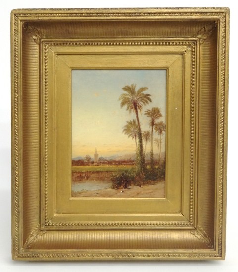 19th c. oil on panel Cordoba