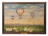19TH C. OIL PAINTING COMMEMORA