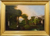 19TH C. OIL PAINTING, DREAM OF