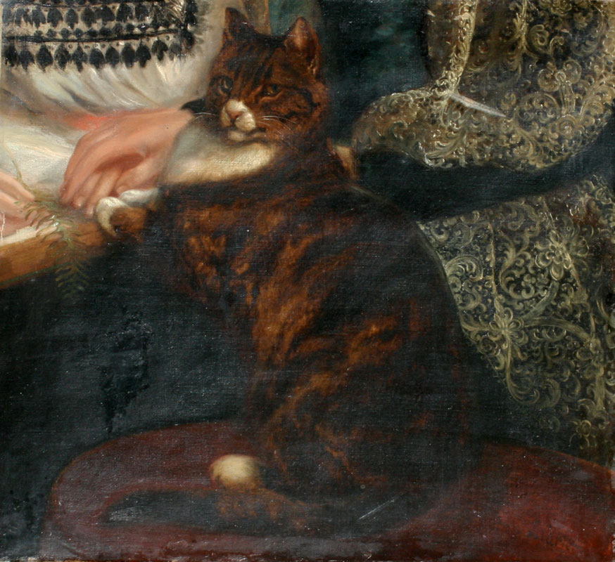 19TH C. OIL/CANVAS J. CARTER OF A