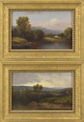 19TH C. OILS, WHITE MOUNTAIN S