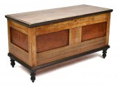 19TH C. PA PAINTED BLANKET BOX