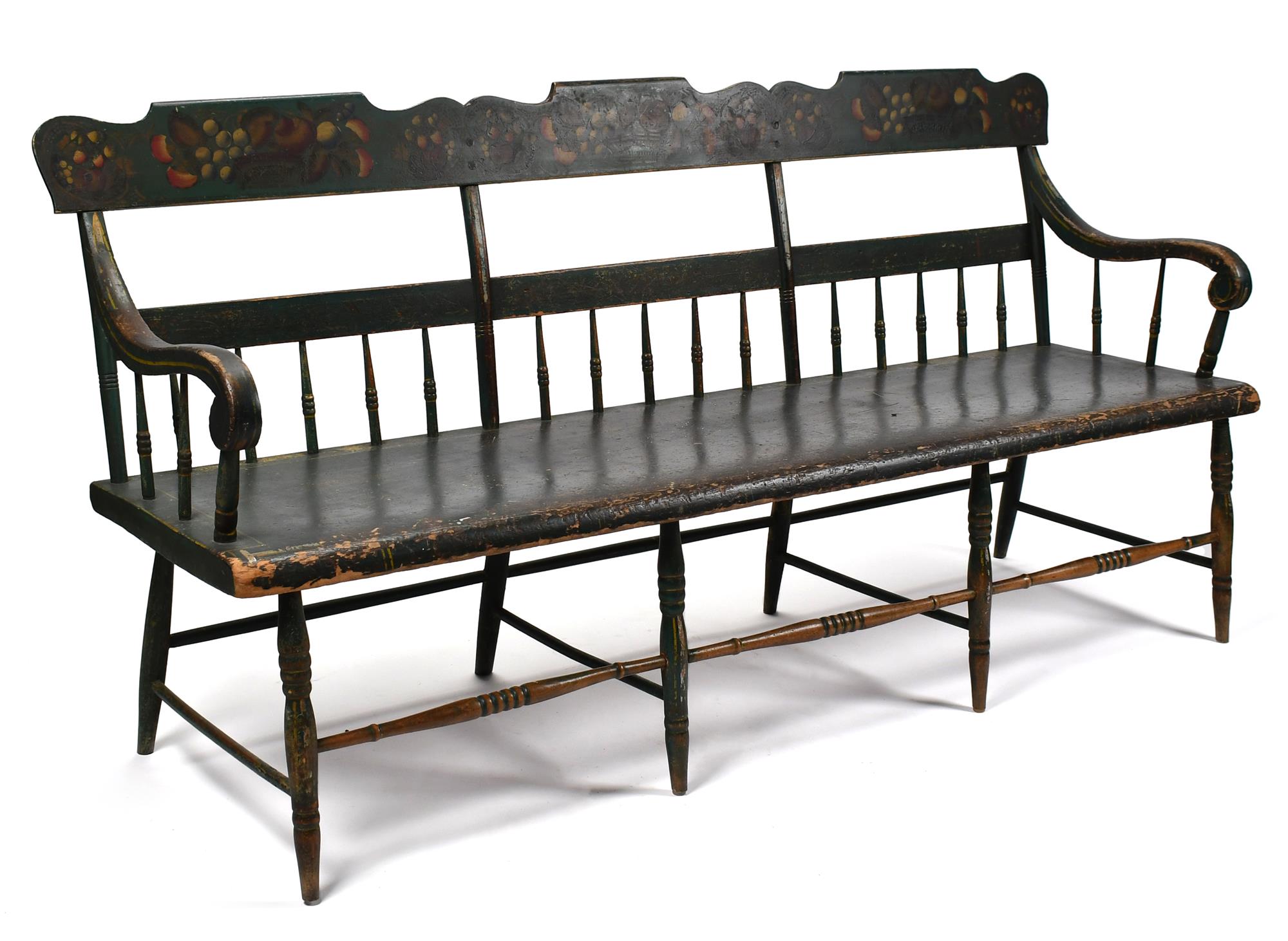 19TH C. PAINT DECORATED PA
