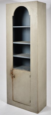 19TH C. PAINTED OPEN TOP CHIMN