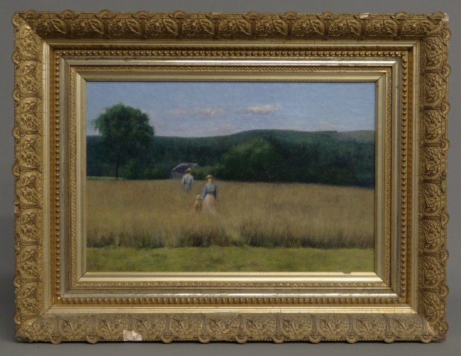 19th c. painting oil on canvas