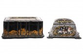19TH C PAPER MACHE MOP TEA CAD