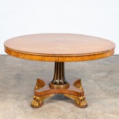 19TH C. PARCEL GILT & EBONIZED
