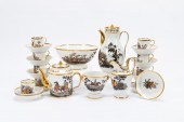 19TH C. PARIS PORCELAIN HUNT S