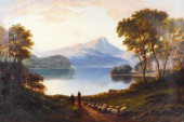 19TH C. PASTORAL LANDSCAPE, OI