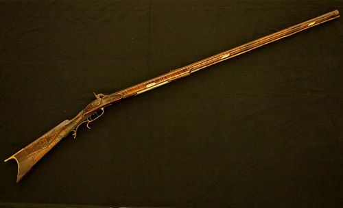 19TH C PERCUSSION RIFLEA 19th