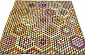 19th C. pieced quilt  ''Tumbli