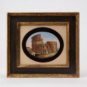 19TH C. PIETRA DURA 'COLOSSEUM