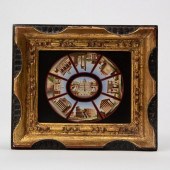 19TH C. PIETRA DURA 'NINE VIEW