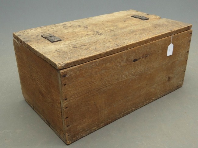 19th c. pine chest. 34'' W 20'' D