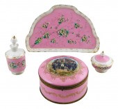 19TH C. PINK FRENCH PORCELAIN
