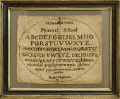 19TH C. PLYMOUTH SCHOOL NEEDLE