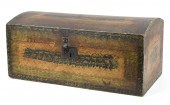 19TH C. POLYCHROME PAINTED BOX