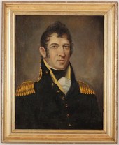 19TH C. PORTRAIT COMMODORE STE