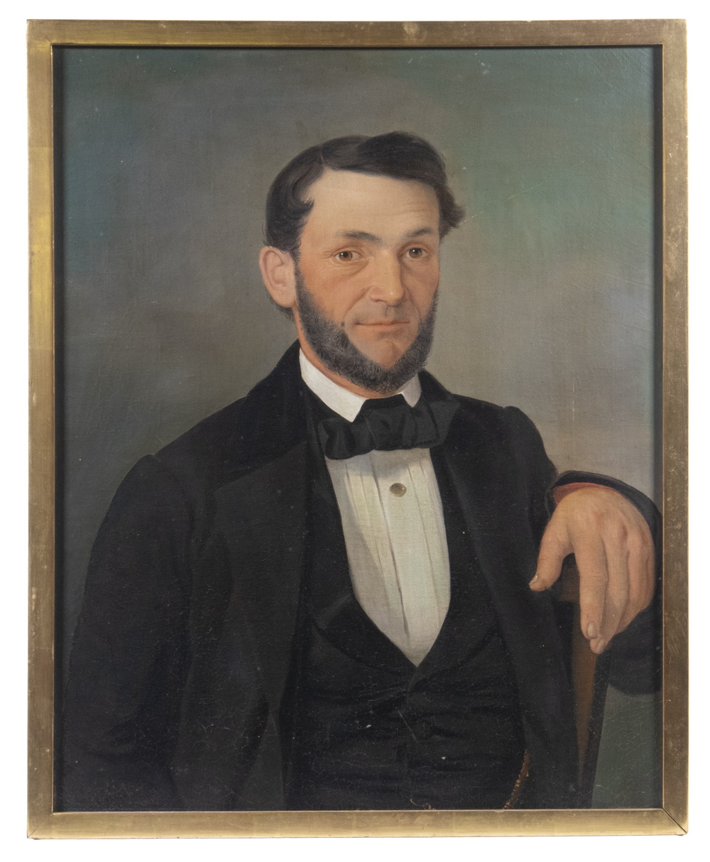 19TH C. PORTRAIT OF A PROSPEROUS