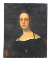 19TH C. PORTRAIT OF A YOUNG WO