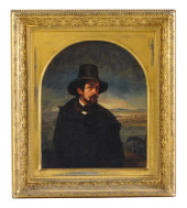 19TH C. PORTRAIT OF A MAN, OIL