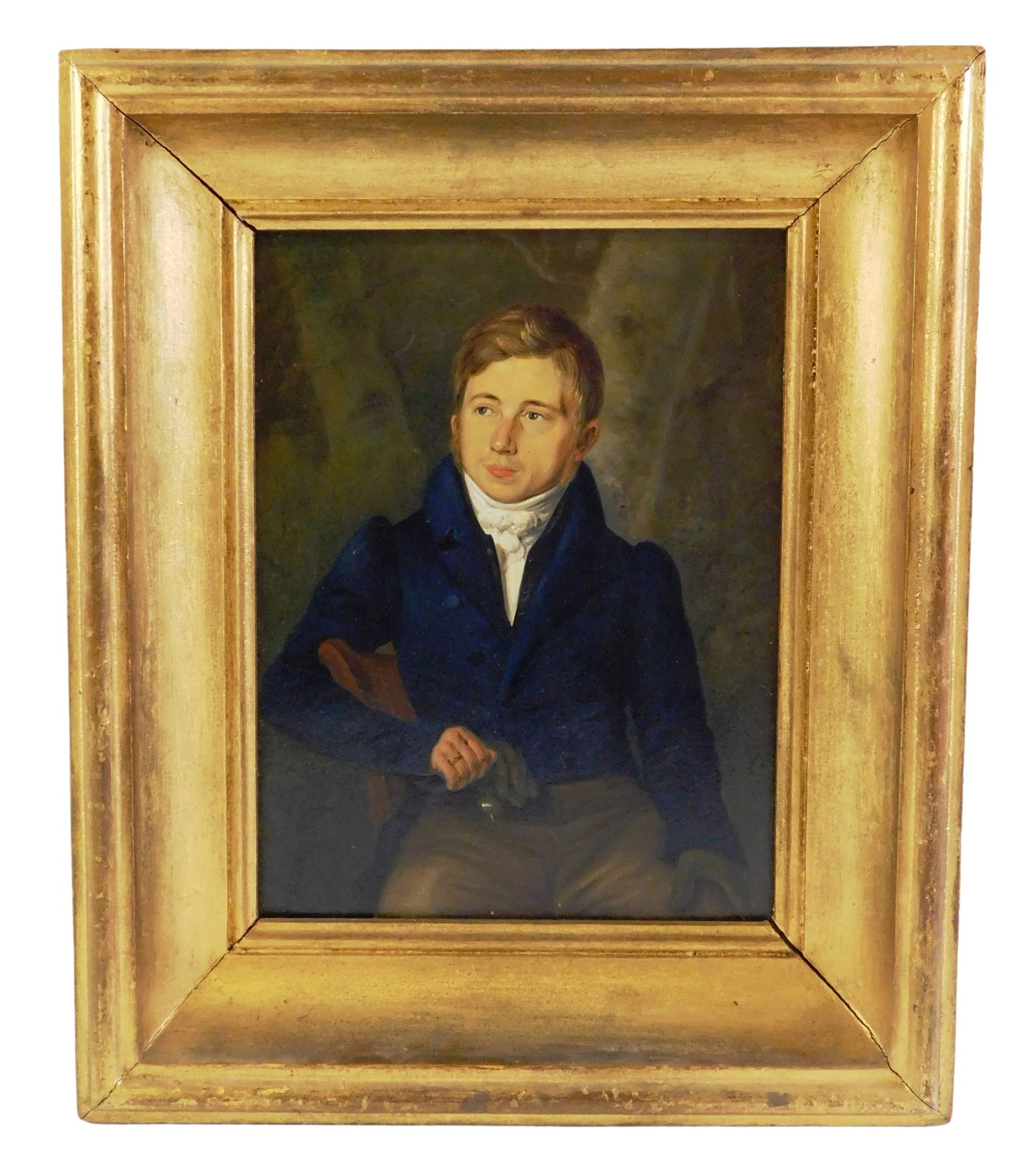 19TH C. PORTRAIT OF A YOUNG MAN,
