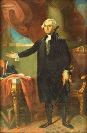 19TH C. PORTRAIT OF GEORGE WAS