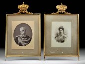 19TH C. PORTRAITS IN GILT FRAM