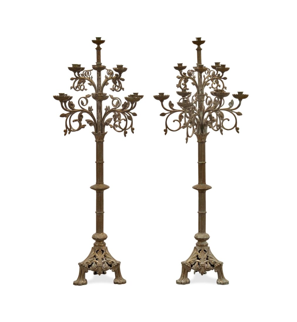 19TH C. PR LARGE BAROQUE STYLE