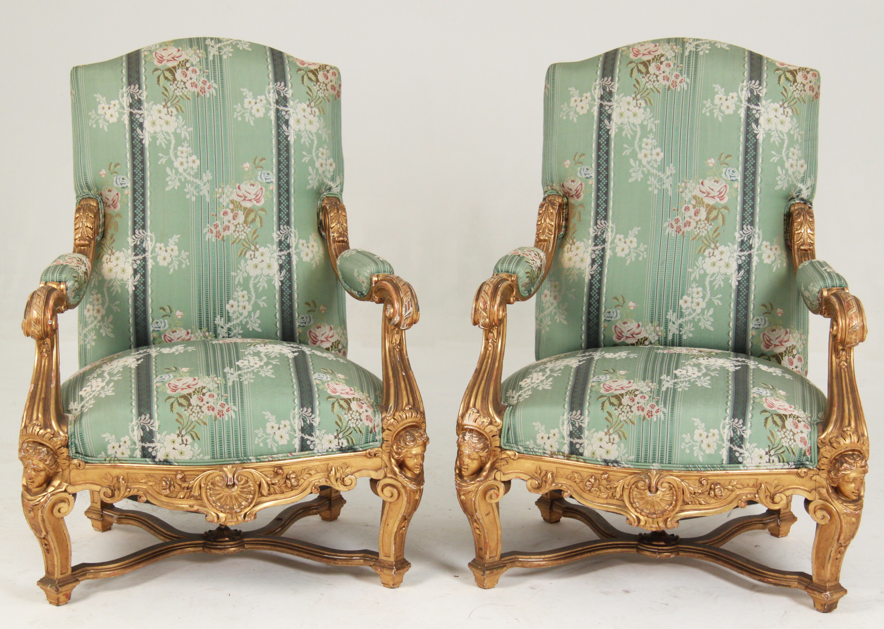 19TH C. PR OF FRENCH REGENCY GOLD