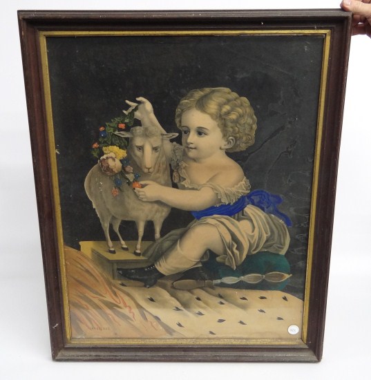 19th c. print ''Innocence''.