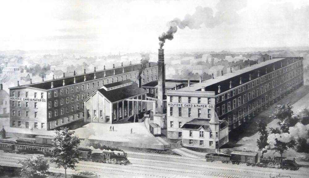 19TH C. PRINT OF THE HOLYOKE CARD