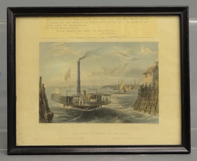 19th c. print ''The Ferry At