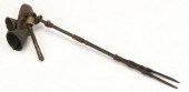 19TH C. PROCESSIONAL STAFF, ET