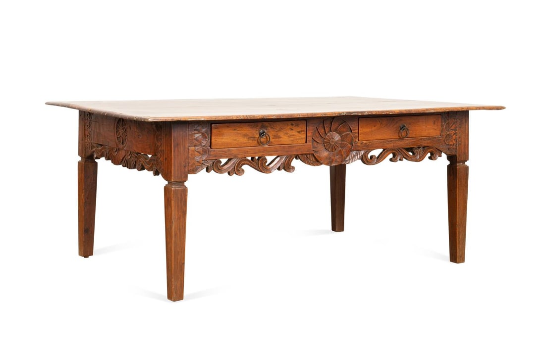 19TH C. PROVINCIAL STYLE CARVED