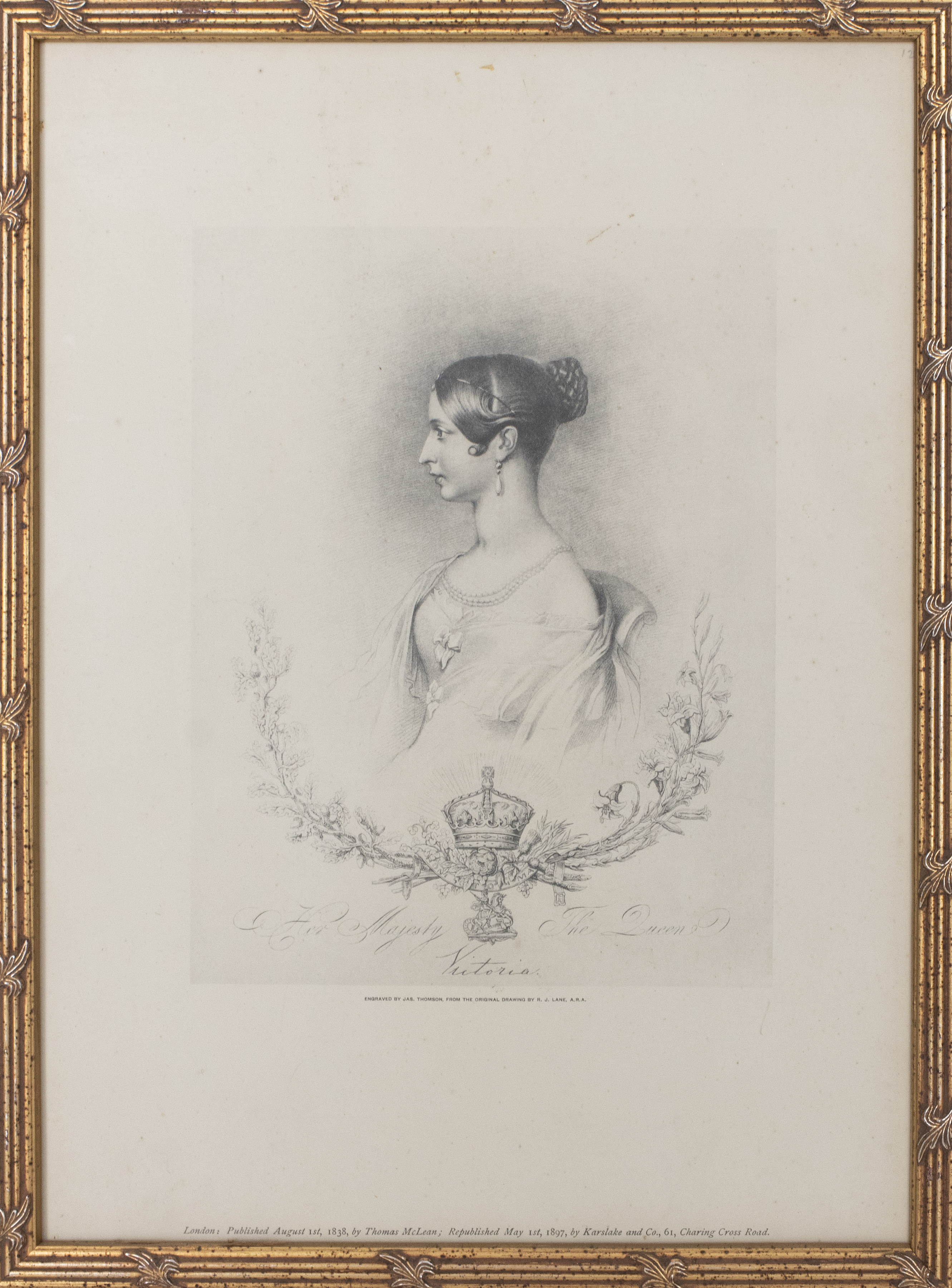 19TH C. QUEEN VICTORIA PORTRAIT
