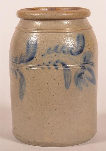 19TH C. READING, PA STONEWARE JAR