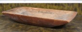 19TH C. RED PAINTED CHOPPING B