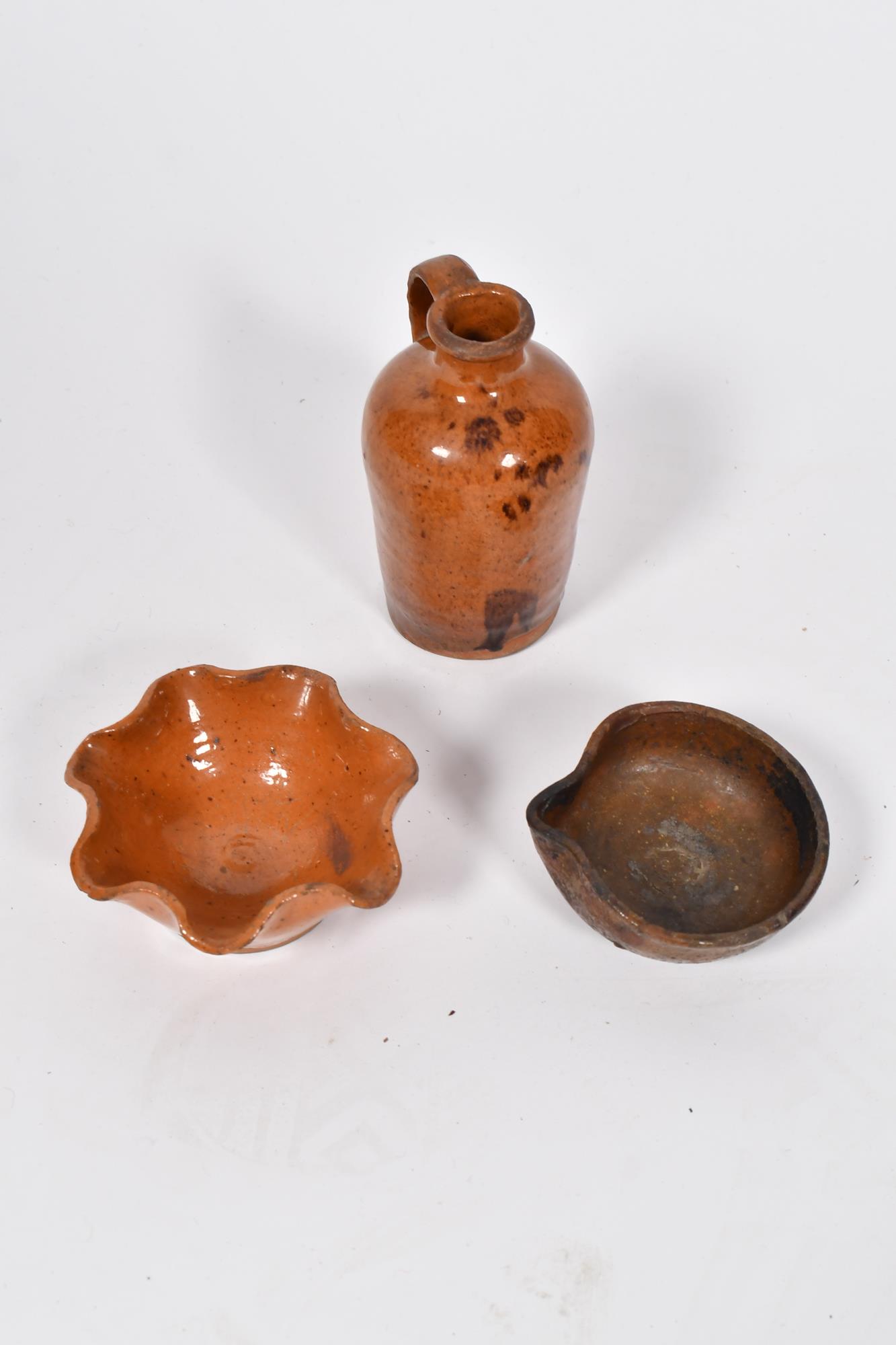 19TH C. REDWARE MINIATURES.