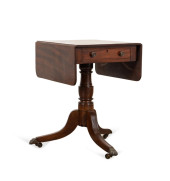 19TH C. REGENCY MAHOGANY DROP