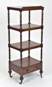 19TH C. REGENCY MAHOGANY ETAGE