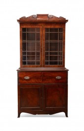 19TH C. REGENCY MAHOGANY SECRE