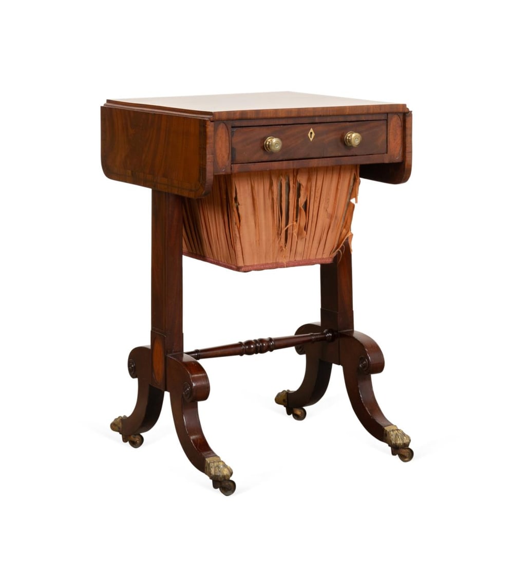 19TH C. REGENCY MAHOGANY WORK